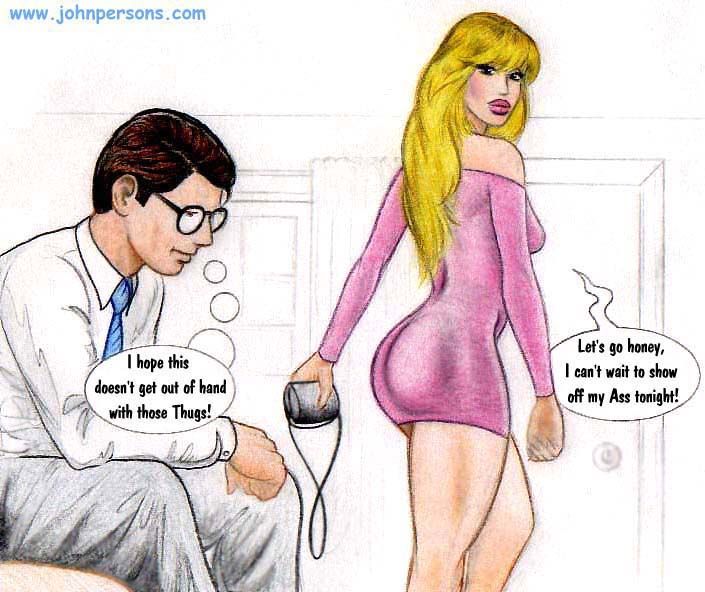 Black Wife Cuckold Cartoon - Husband and wife go to the club to tease black guys but goes wrong â€“ Mega  Boobs Cartoons