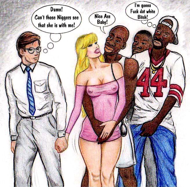 Black Fucks White Wife Cartoon - Husband and wife go to the club to tease black guys but goes wrong â€“ Mega  Boobs Cartoons