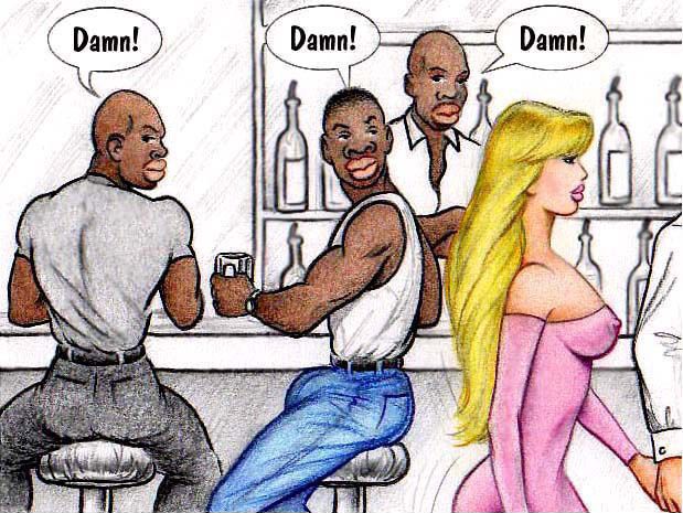 Husband And Wife Go To The Club To Tease Black Guys But Goes Wrong Mega Boobs Catoons