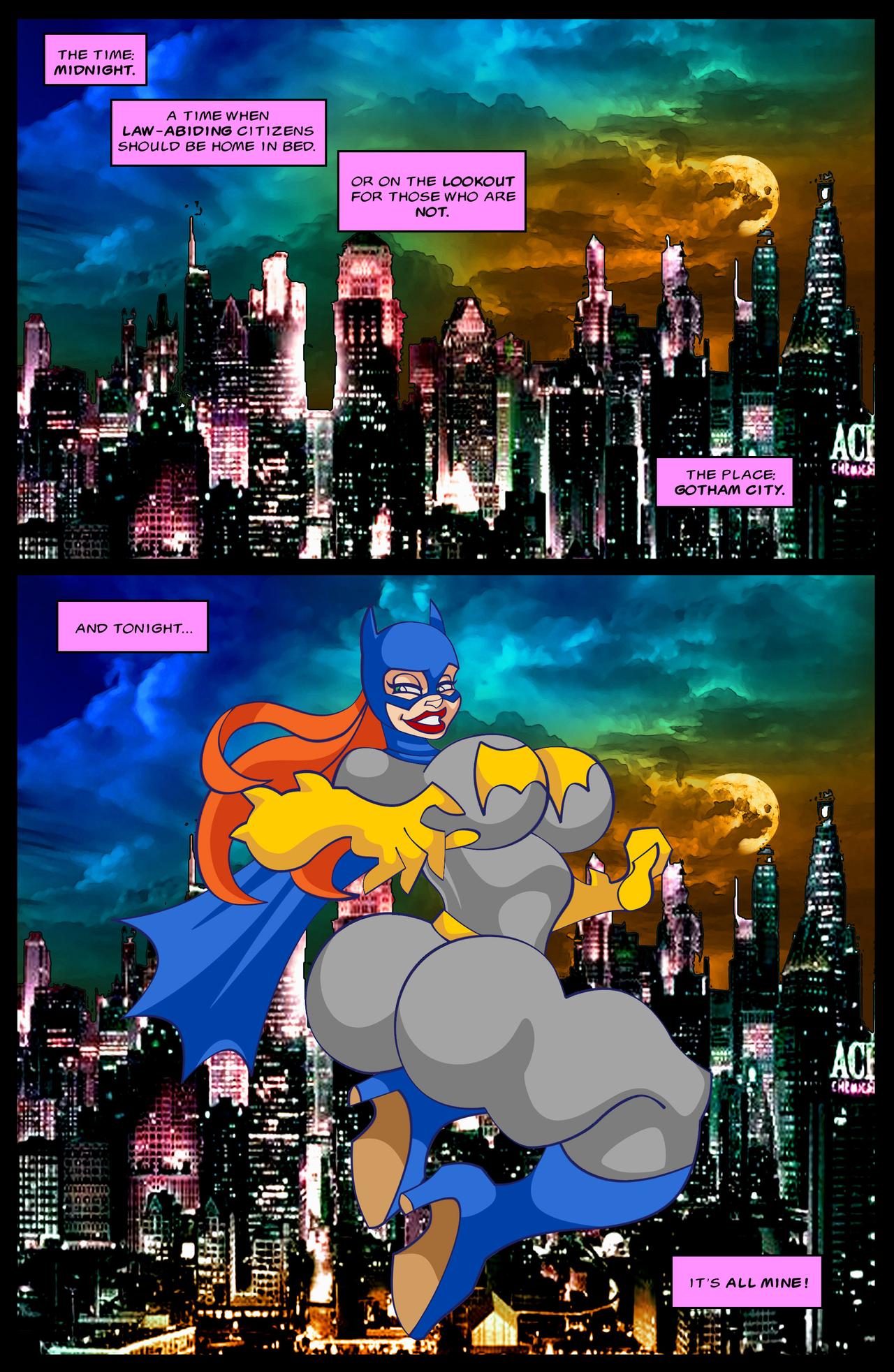 Batgirl â€“ Mega Boobs Cartoons