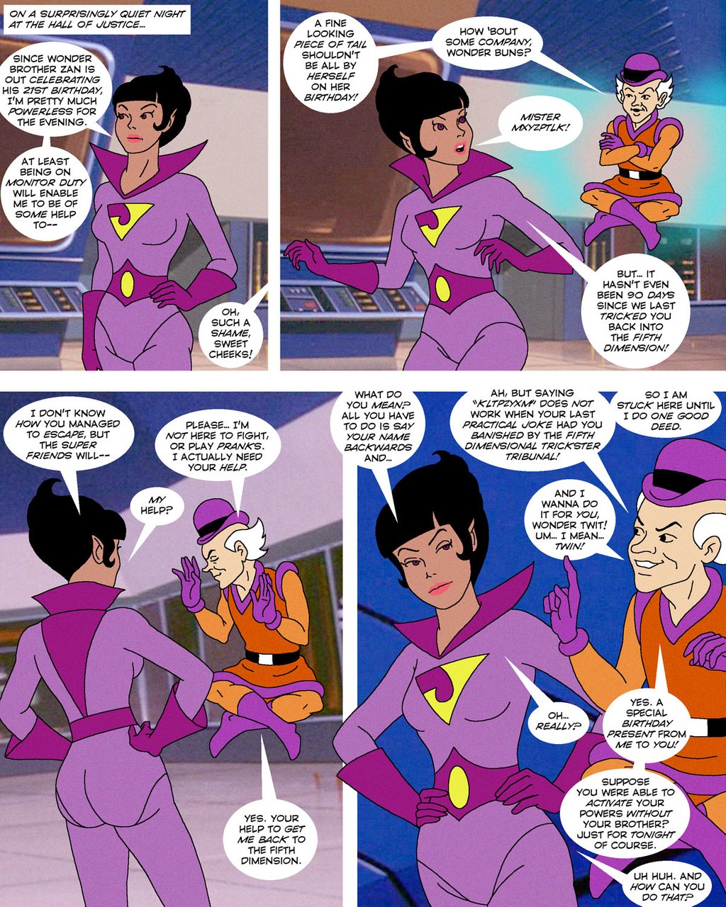 Super Friends Cartoon Porn - Super Friends: A Chance to Enhance â€“ Mega Boobs Cartoons