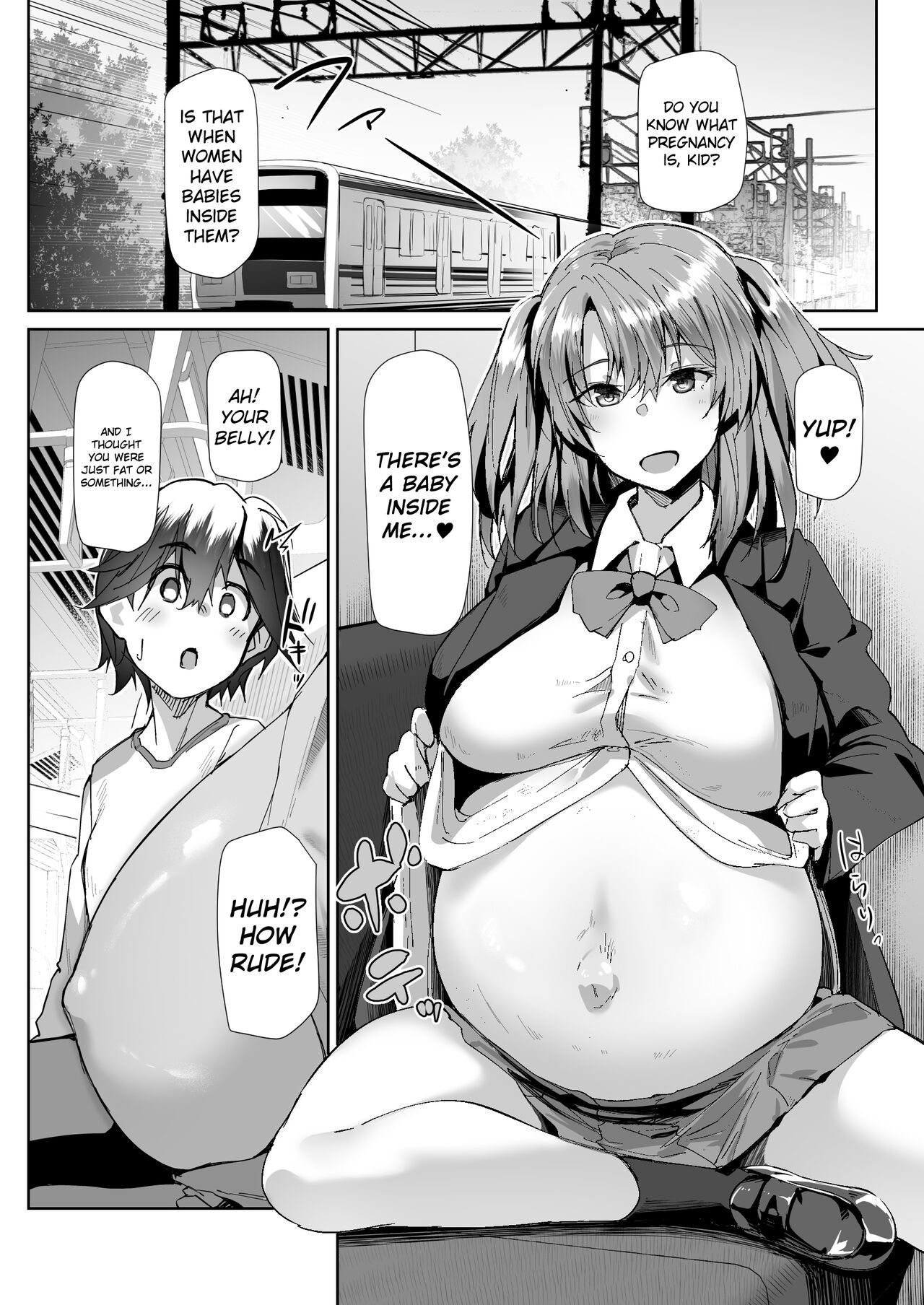 Pregnant Blowjob Tumblr - Pregnant JK Preys on Shota that Sat in Priority Seating â€“ Mega Boobs  Cartoons